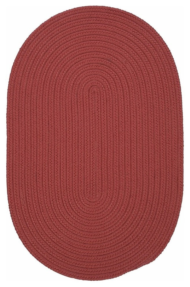 Boca Raton Rug, Terracotta, 14"x17" Swatch Sample