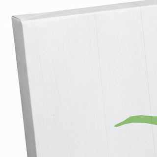 Green Dinosaurs 24x24 Canvas Wall Art