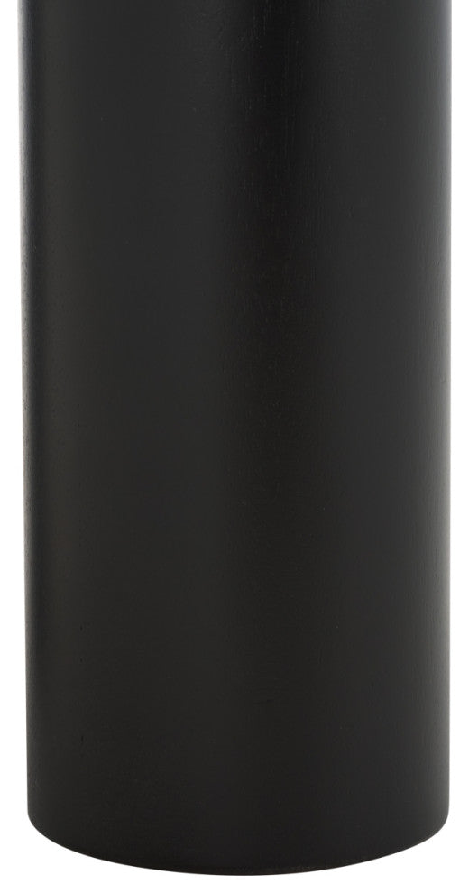 Safavieh Couture Bary Round 3 Leg Wood Accent Table, Black