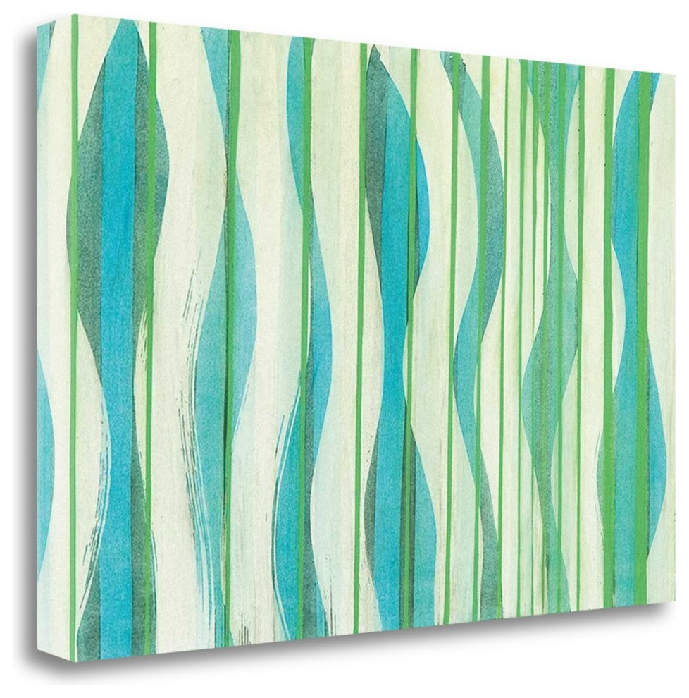 "Carousing With Lines I" By Allison G Miller, Giclee on Gallery Wrap Canvas