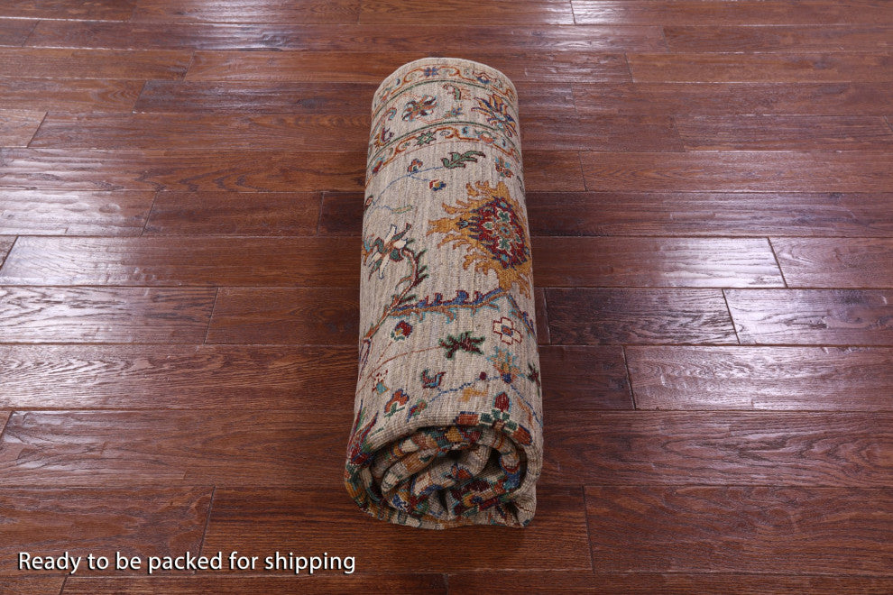 5' 9" X 7' 10" Persian Tabriz Hand Knotted Wool Rug - Q12491