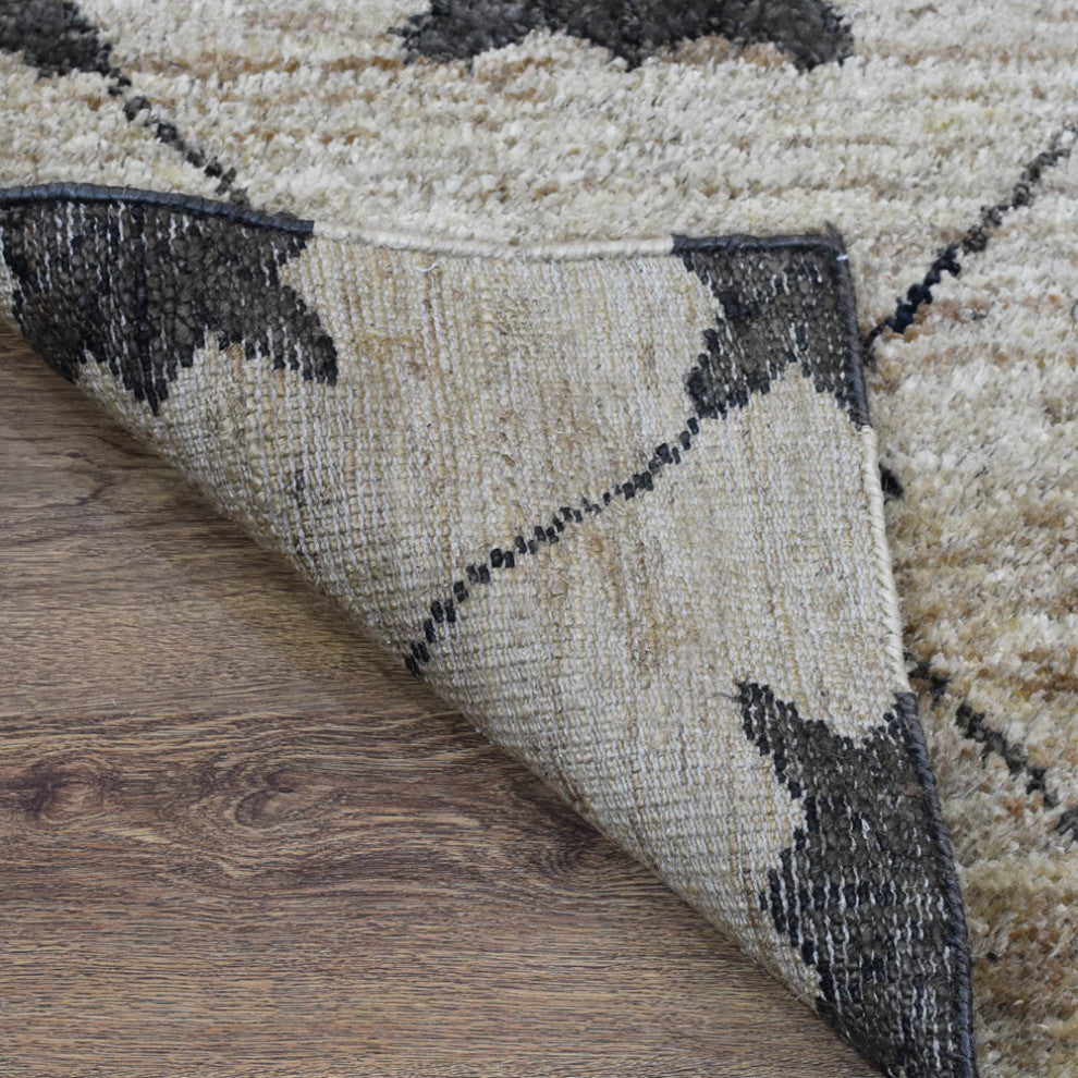 HAND KNOTTED JUTE ECO-FRIENDLY AREA RUGS,Beige Green,Contemporary,Outdoor Indoor, [Rectangle] 4'x6'