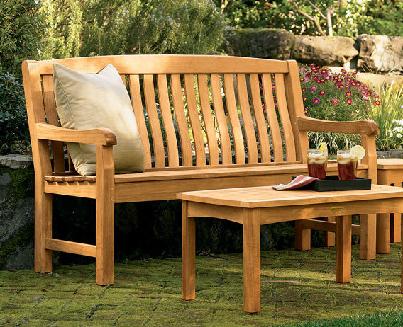 Devon Outdoor Teak Bench, 5'