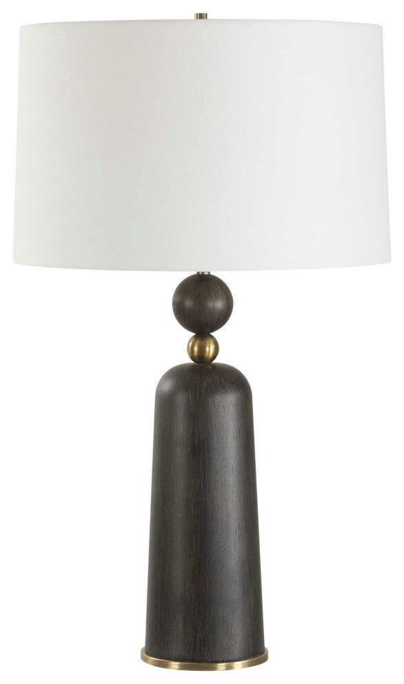 Uttermost McQuinn Dark Walnut Table Lamp