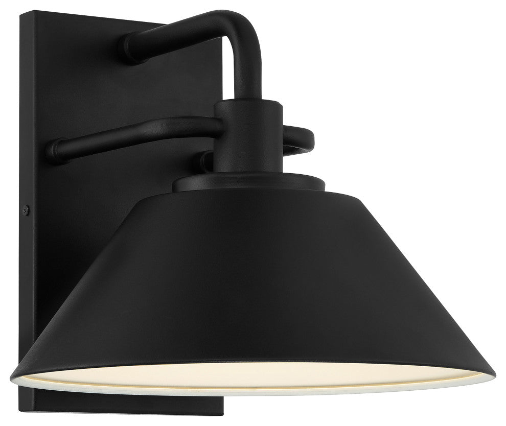 Avalon Large Outdoor LED Wall Sconce, Black Finish