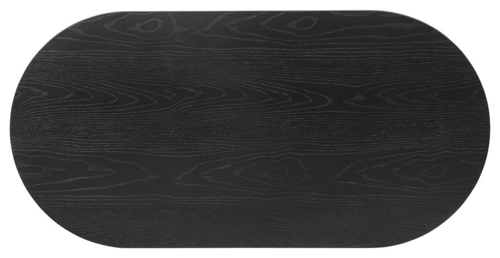 Vigor Oval Coffee Table - Black