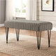 Serenta Super Mink Ottoman, Fungi, 46''x16''x22''