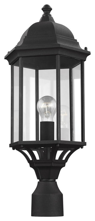 Generation Lighting Lighting 1-Light Outdoor Post Lantern, Black