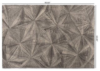 Modern and Contemporary Grey Hand-tufted Wool Area Rug