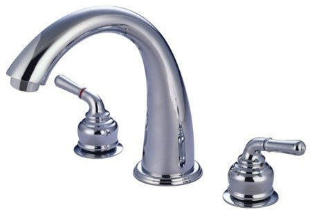 Kingston Brass Roman Tub Faucet, Polished Chrome