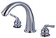 Kingston Brass Roman Tub Faucet, Polished Chrome
