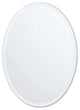Vera 20 in. x 28 in. Oval Frameless Wall Mount Bathroom Mirror in Silver