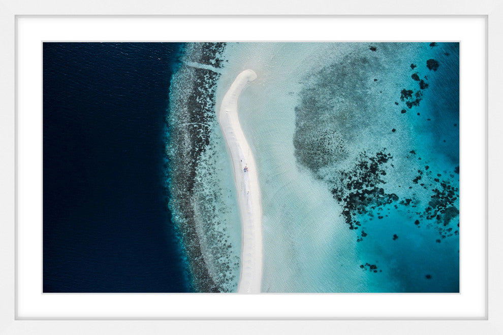 "Sandstrip" Framed Painting Print