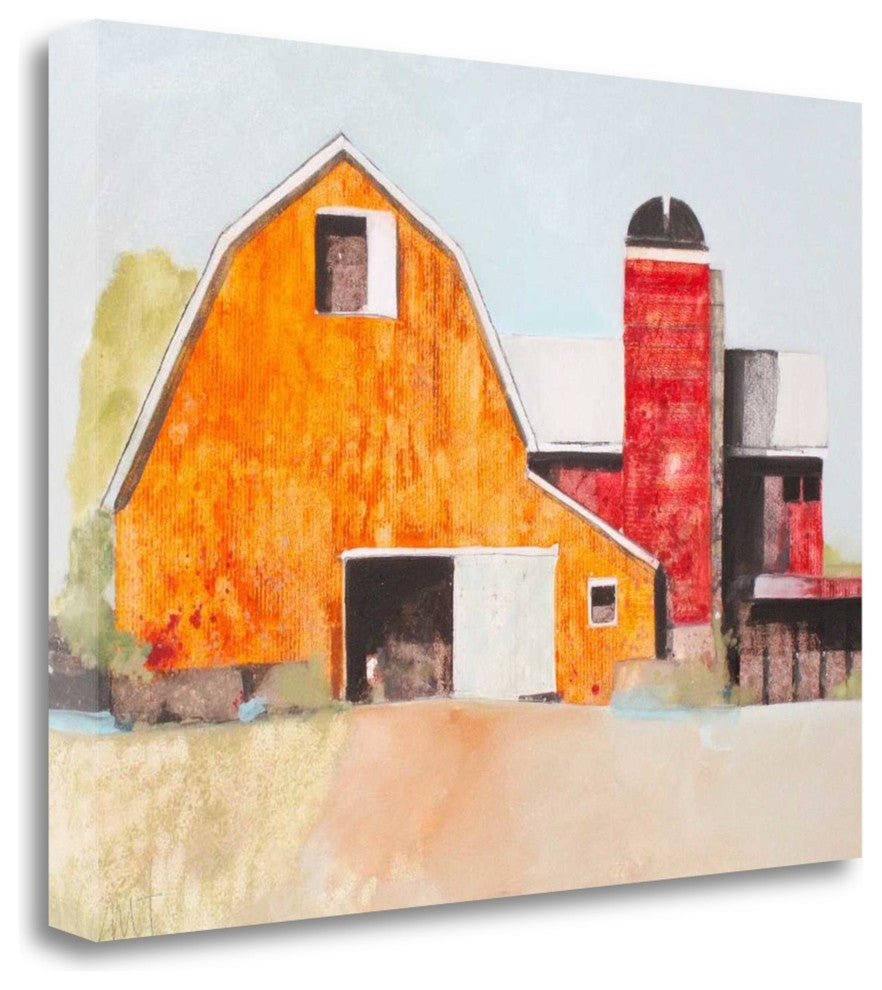 "Barn No. 3" By Anthony Grant,Ready to Hang Giclee Print on Gallery Wrap Canvas