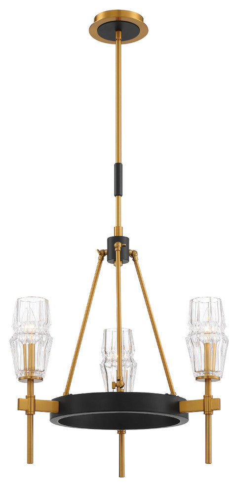 3 Light Midcentury Chandelier