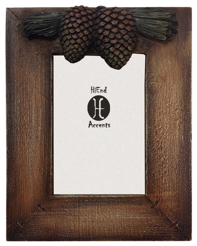 Pine Cone Frame, 4"x6"