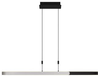 Quoizel PCMRR142 Mira 42"W Linear Chandelier - Matte Black