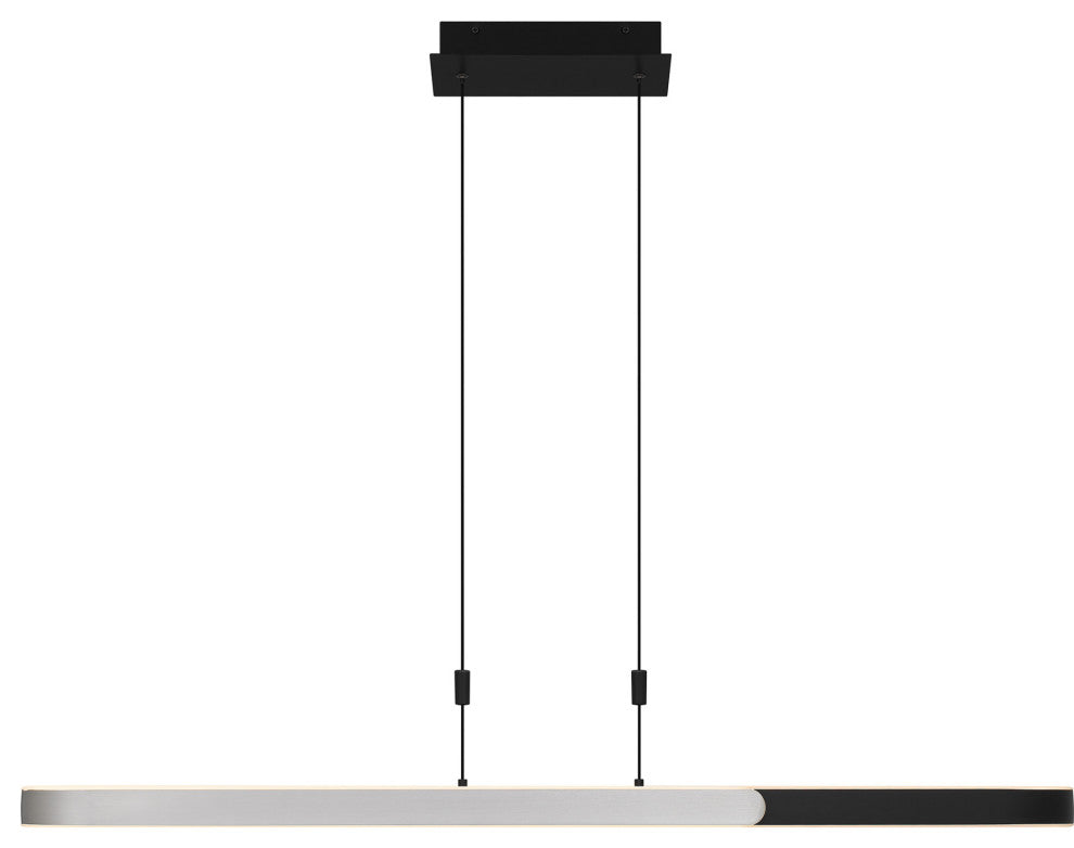 Quoizel PCMRR142 Mira 42"W Linear Chandelier - Matte Black