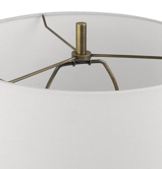 Uttermost Fountain Black Stone Buffet Lamp