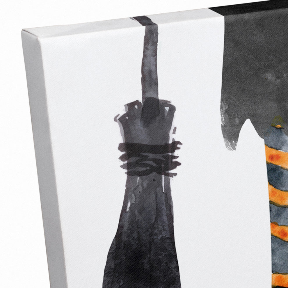 Match your Shoes and your Broom 11x14 Canvas Wall Art