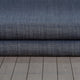 Reverie Blue Faux Linen Room Darkening Fabric Sample, 4Wx4L