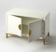 Langer Cottage White 2- Door Cabinet