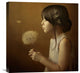 "A Dandelion Poem" Stretched Canvas Giclee by Svetlana Bekyarova, 22"x22"