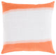 Surya Double Dip DD-008 22"x22" Pillow Kit, Peach/Ivory/Coral