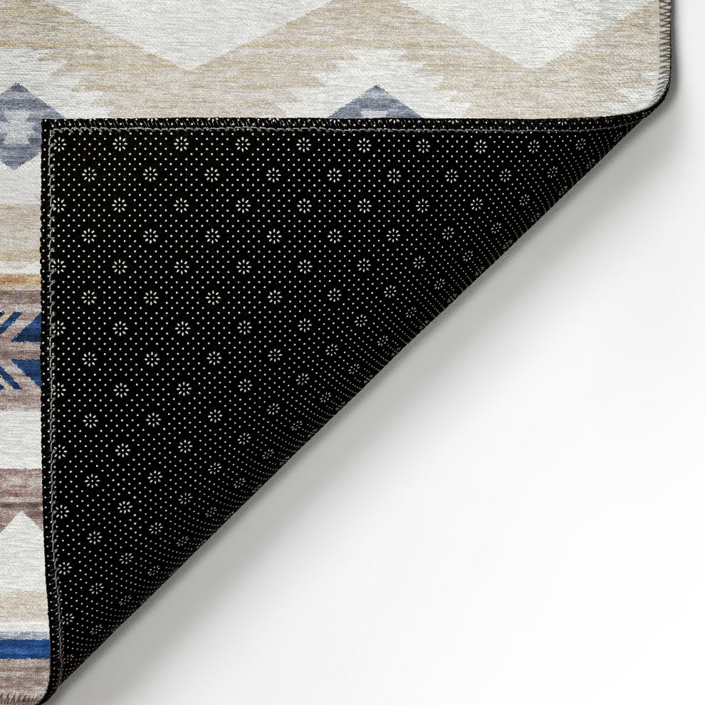 Indoor/Outdoor Phoenix PH3 Ivory Machine Washable 1'8" x 2'6" Rug