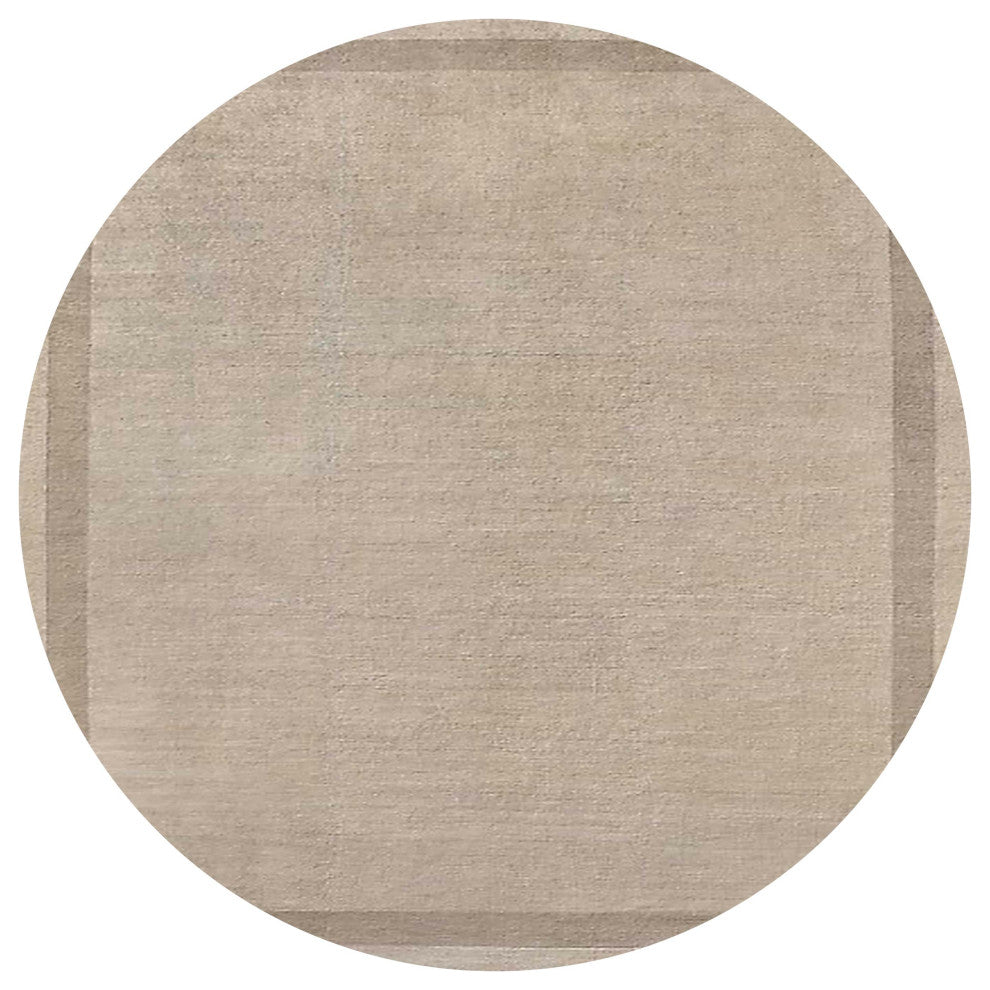 Ahgly Company Indoor Round Mid-Century Modern Area Rugs, 5' Round