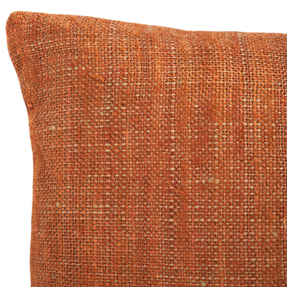 Safavieh Rowe Pillow, Rust