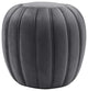Celebrate Channel Tufted Performance Velvet Ottoman