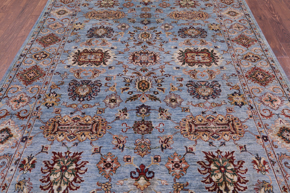 6' 10" X 10' 0" Hand-Knotted Persian Tabriz Wool Rug Q11316