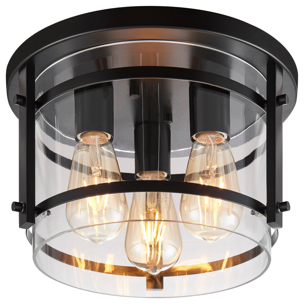 Alden 3 Light 12.01' Diamter Flushmount Mount Ceiling Fixture