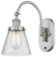 Cone Sconce, Brushed Satin Nickel, Seedy, Seedy