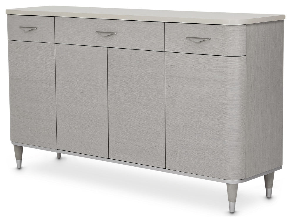 Eclipse Sideboard with Mirror - Moonlight Gray