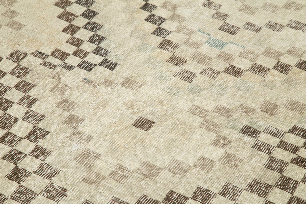 Rug N Carpet - Handmade Anatolian 4' 8'' x 8' 8'' Antique Vintage Rug