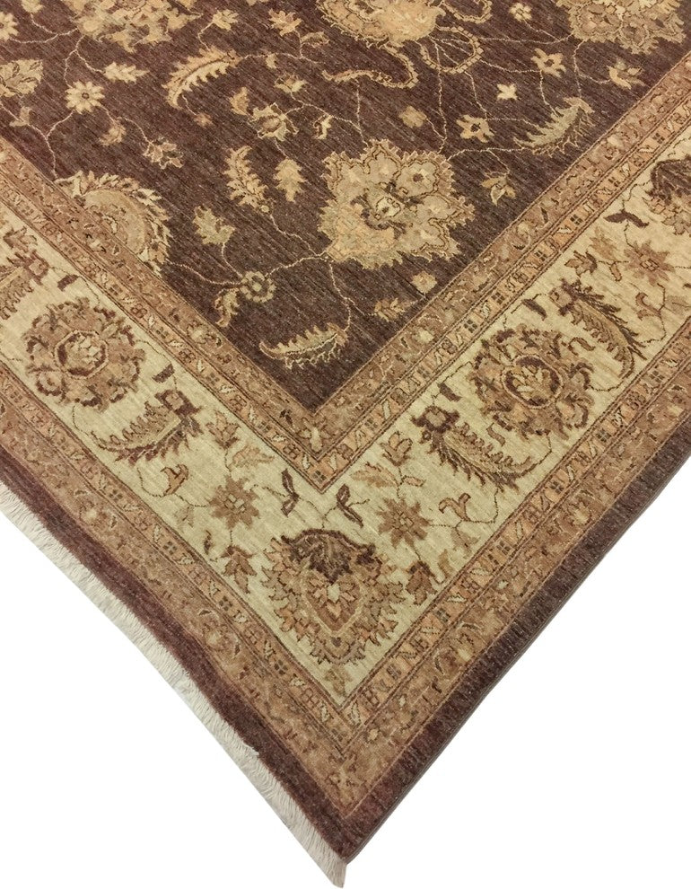 Peshawar Amaar Brown/Ivory Rug, 8'10x10'11