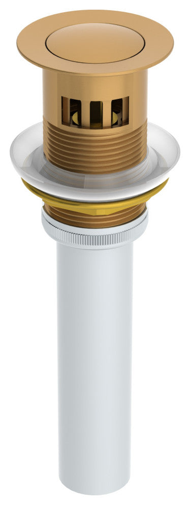 Elm Lavatory Faucet, Brushed Bronze, Push Pop Drain