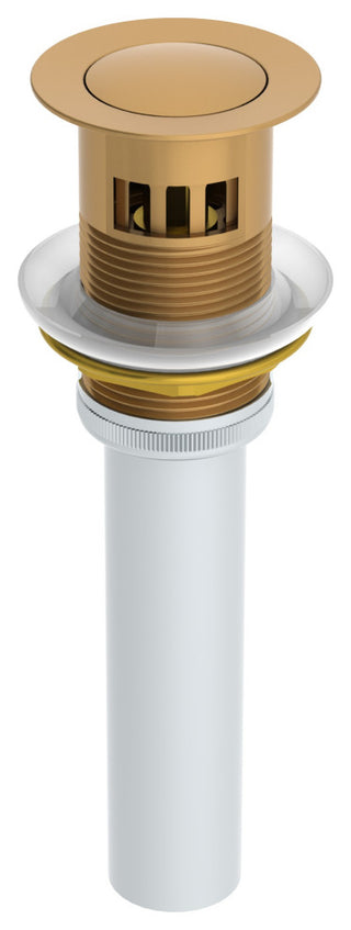 Elm Lavatory Faucet, Brushed Bronze, Push Pop Drain