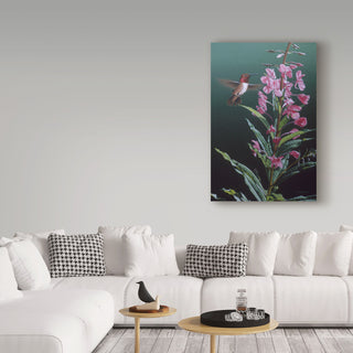 Ron Parker 'Fireweed' Canvas Art, 19"x12"