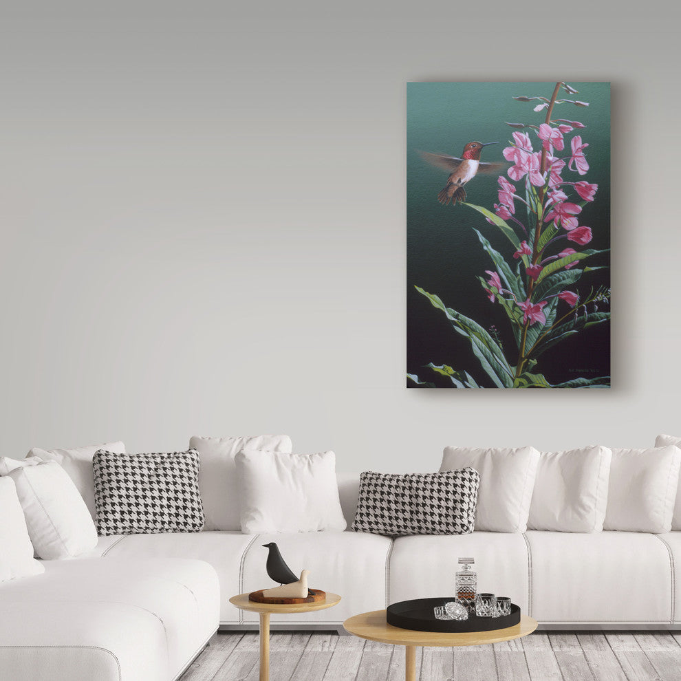 Ron Parker 'Fireweed' Canvas Art, 19"x12"