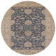 Ahgly Company Indoor Round Mid-Century Modern Area Rugs, 7' Round