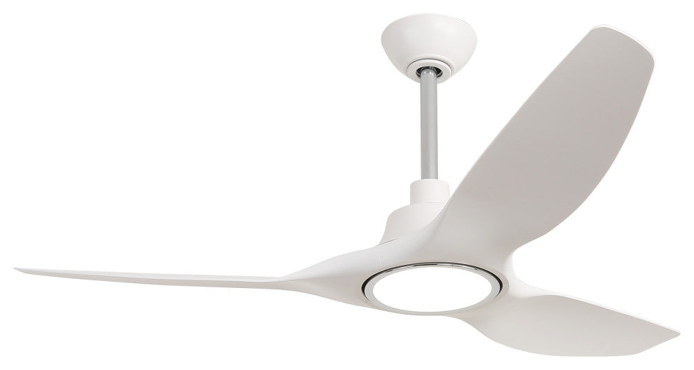 52-inch Modern White LED Smart Ceiling Fan with Remote
