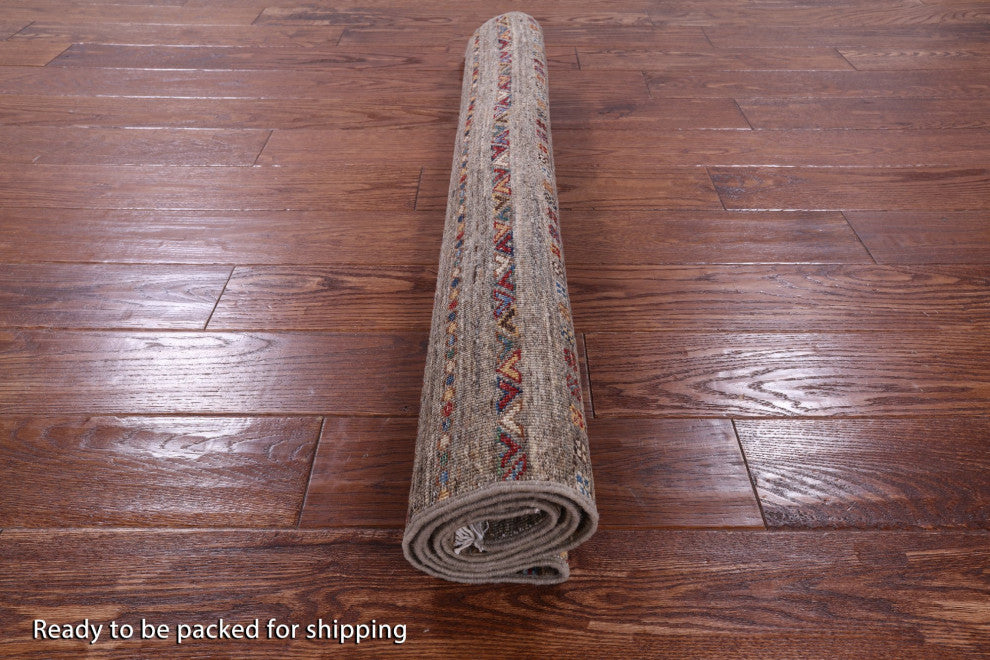 Super Kazak Khorjin Handmade Wool Rug 3' 4" X 5' 1" Q10043