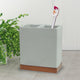nu steel Concrete 3Pc Set Bath Collection-Stone Grey