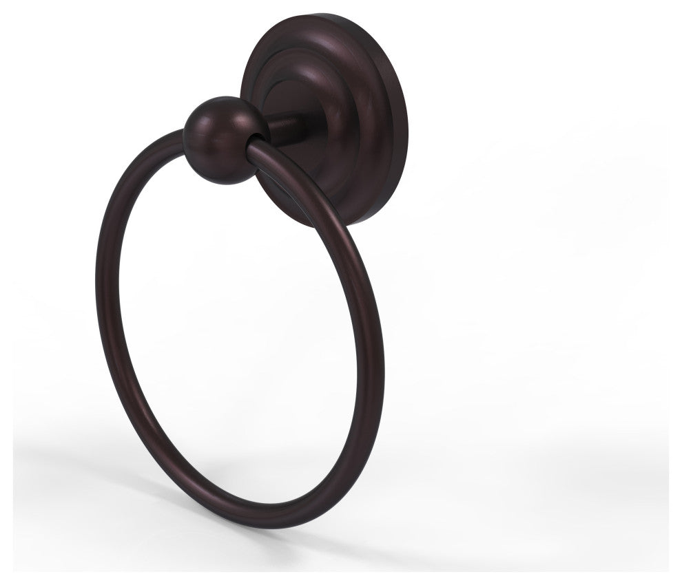 Que New Towel Ring, Antique Bronze