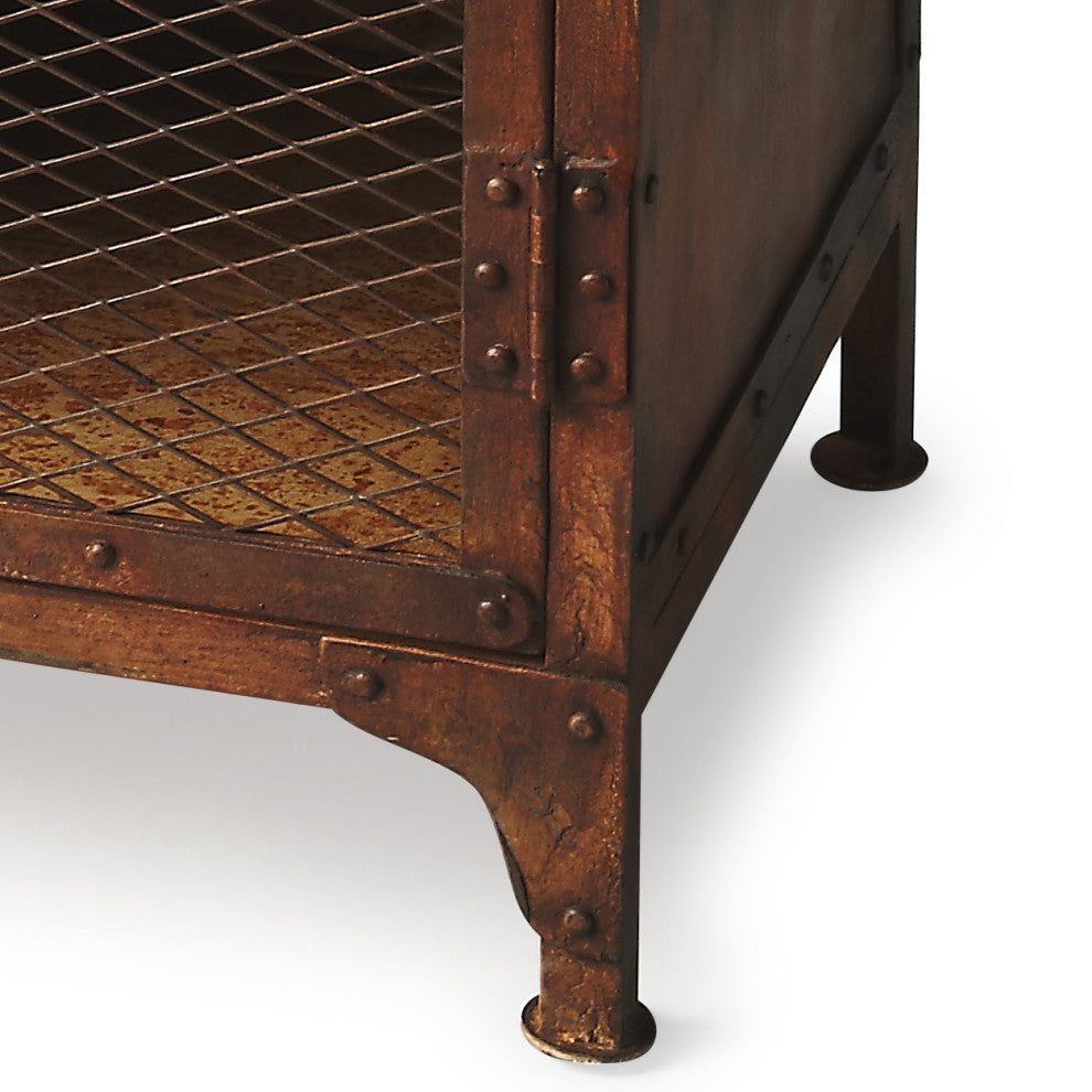 Lucas Industrial Chic End Table