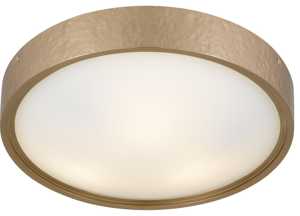 Quoizel QFL6790 Grendelle 3 Light 16"W Flush Mount Bowl Ceiling - Bronze Gold