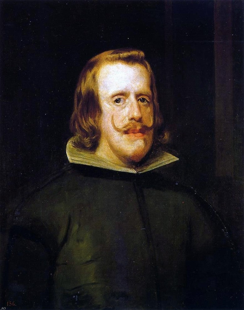 Diego Velazquez Philip IV, 20"x25" Wall Decal Print